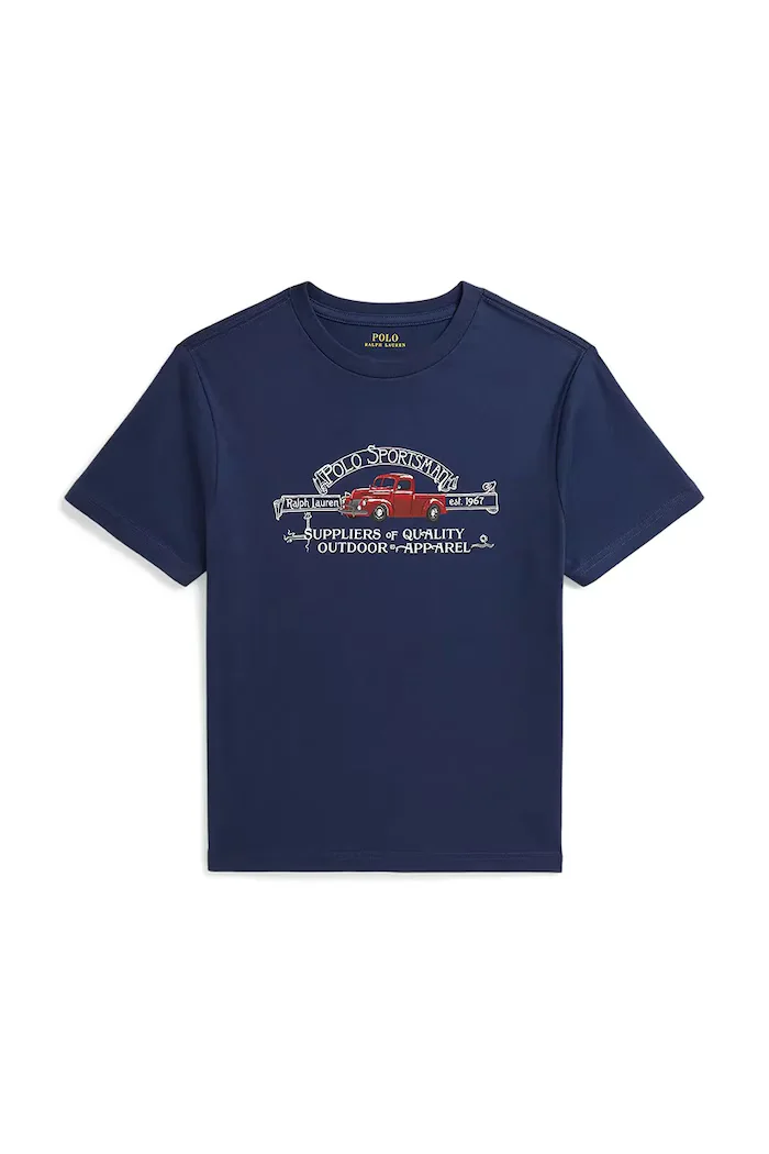 Polo Ralph Lauren тениска за деца от памук тъмносиня 323B26994001