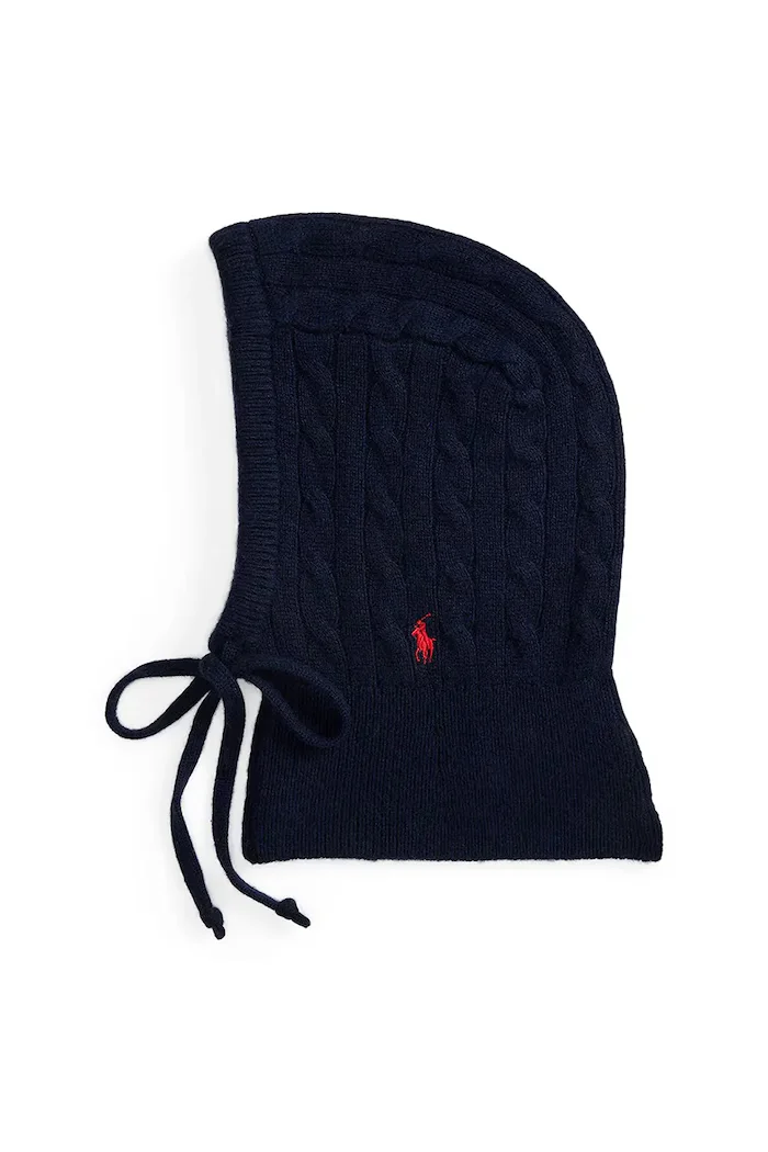 Polo Ralph Lauren Вълнена балаклава в тъмносиньо 455981427