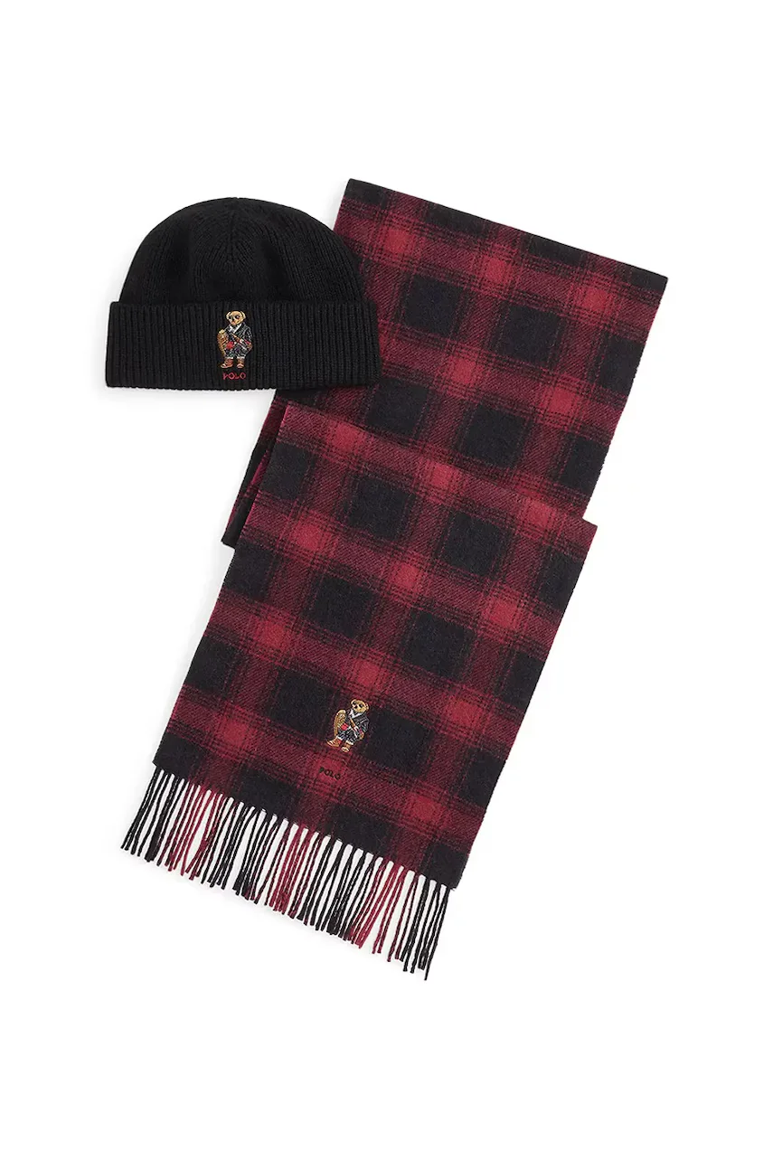 Polo Ralph Lauren Вълнени шапка и шал