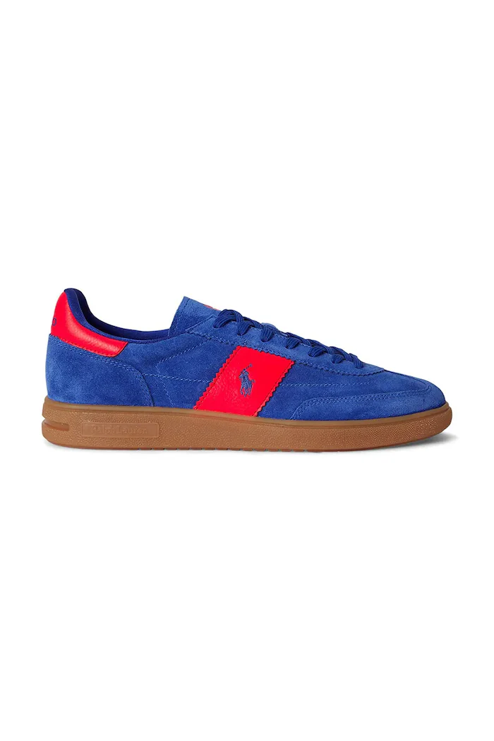 Polo Ralph Lauren Велурени маратонки Bedford Pp в синьо 809P07172001