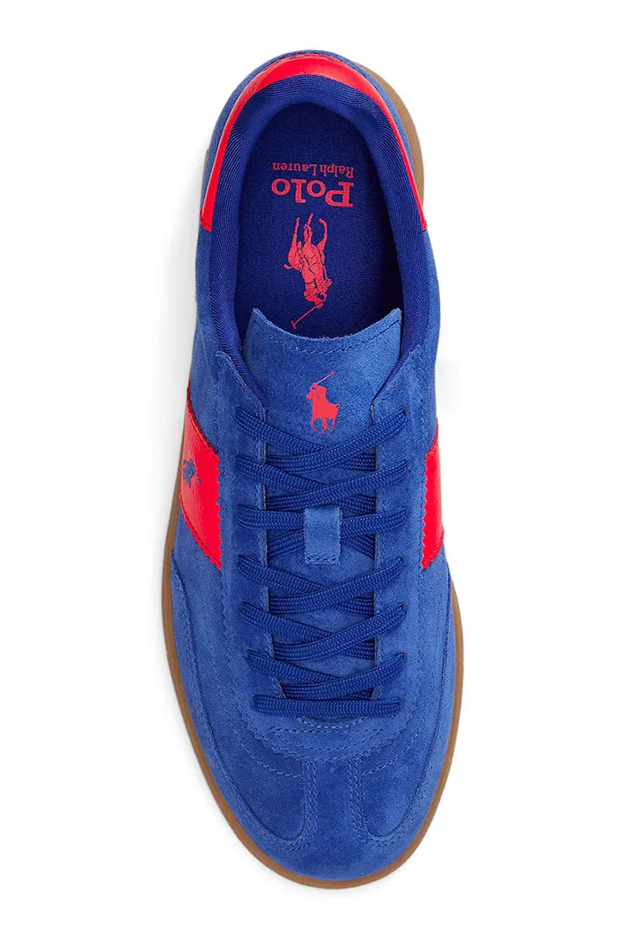 Polo Ralph Lauren Велурени маратонки Bedford Pp в синьо 809P07172001