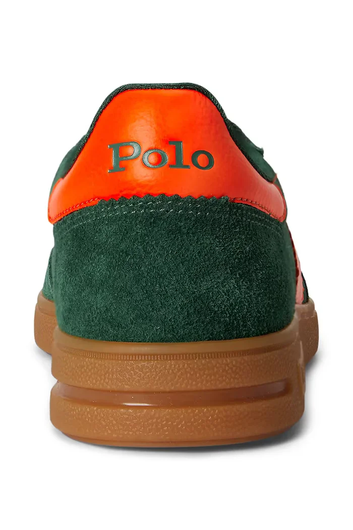 Polo Ralph Lauren Велурени маратонки Bedford Pp в зелено 809P07172002