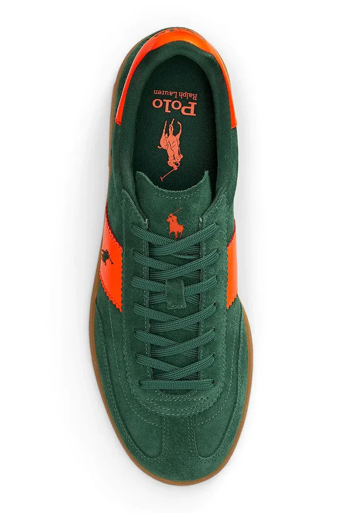 Polo Ralph Lauren Велурени маратонки Bedford Pp в зелено 809P07172002