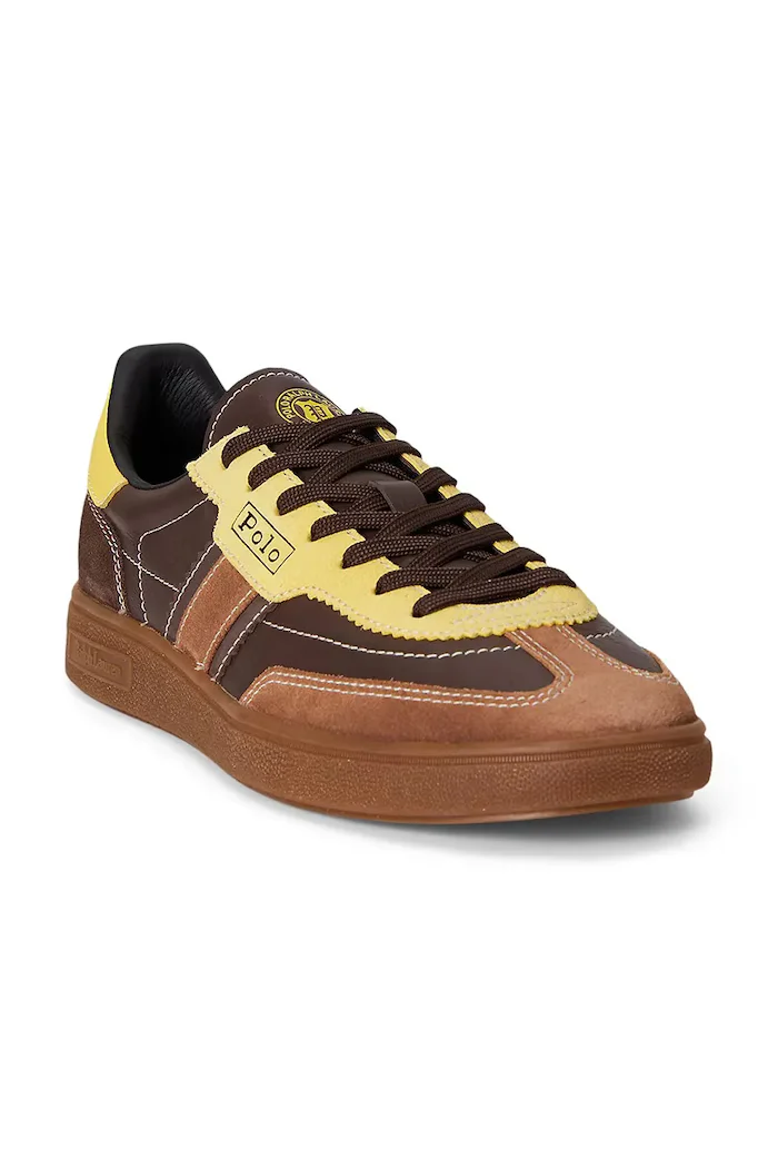 Polo Ralph Lauren Велурени маратонки Bedford в кафяво 804P04920001