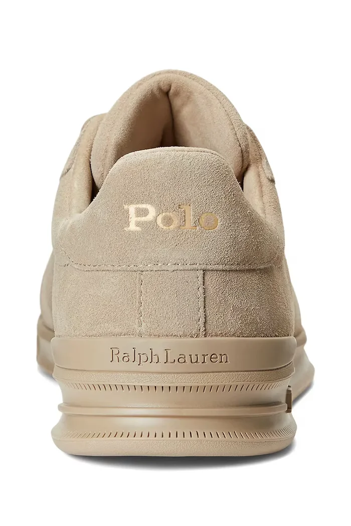 Polo Ralph Lauren Велурени маратонки Hrt Ct II в бежово 809877601001