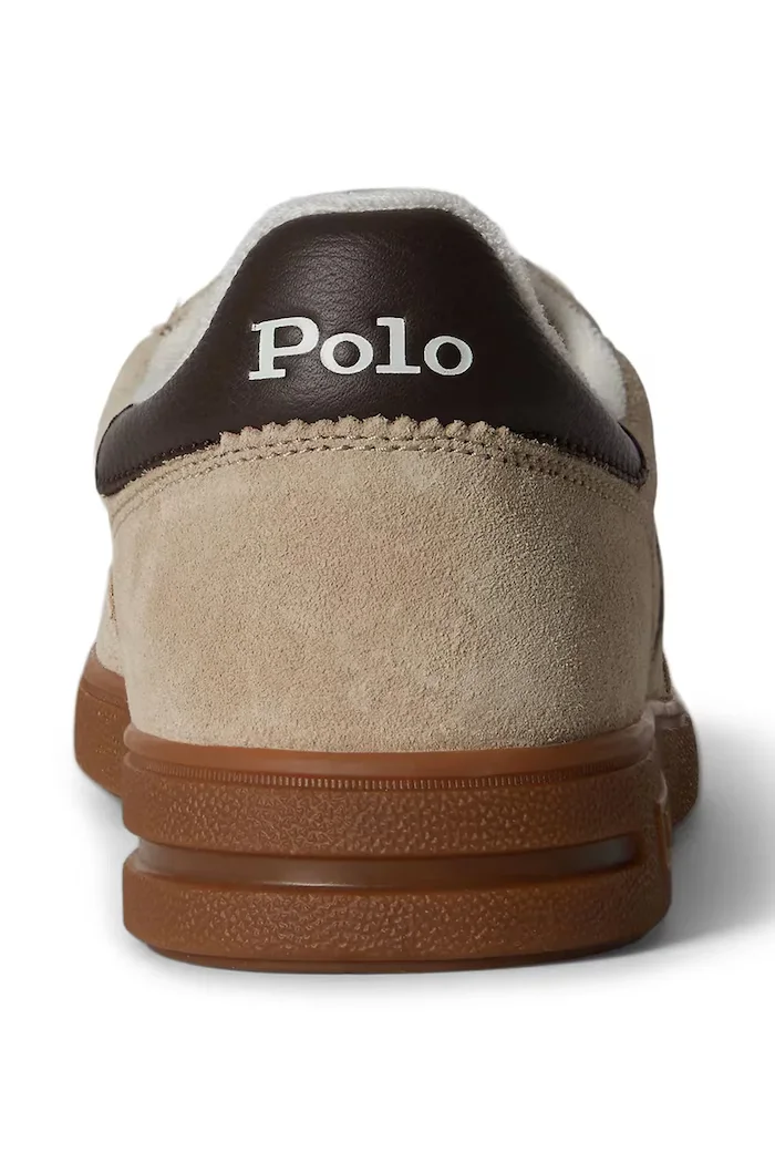 Polo Ralph Lauren Велурени маратонки Mdrn Trn 200 мъжки в бежово 809P09753005
