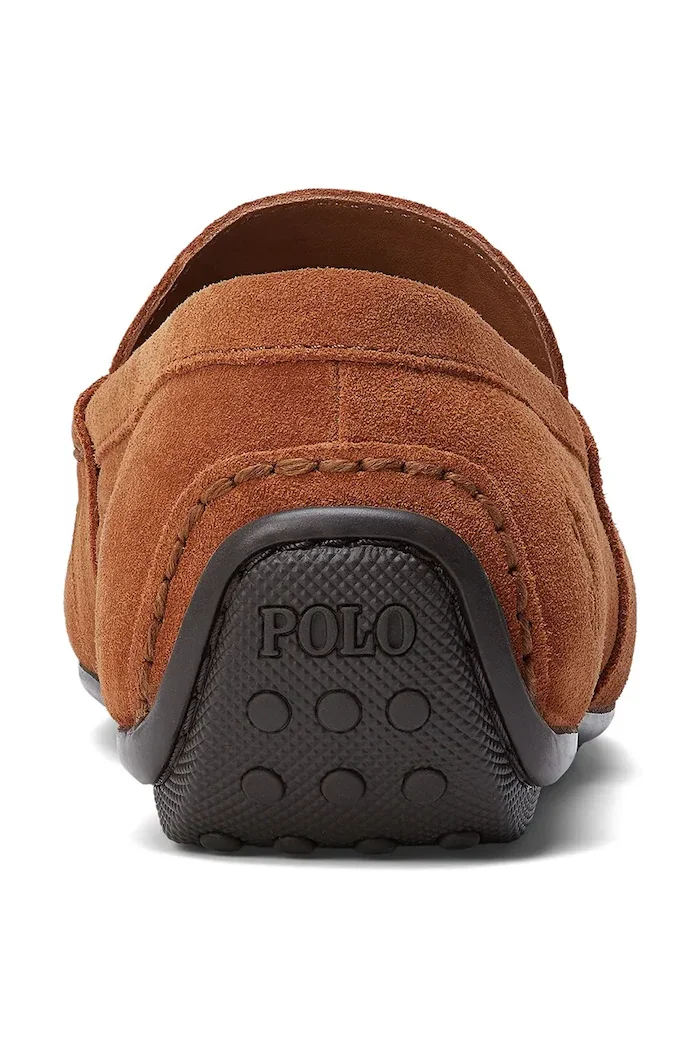 Polo Ralph Lauren Велурени мокасини REYNOLD в кафяво 803893741003