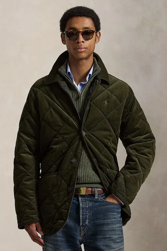 Polo Ralph Lauren яке мъжко от памук зелено 710B15981