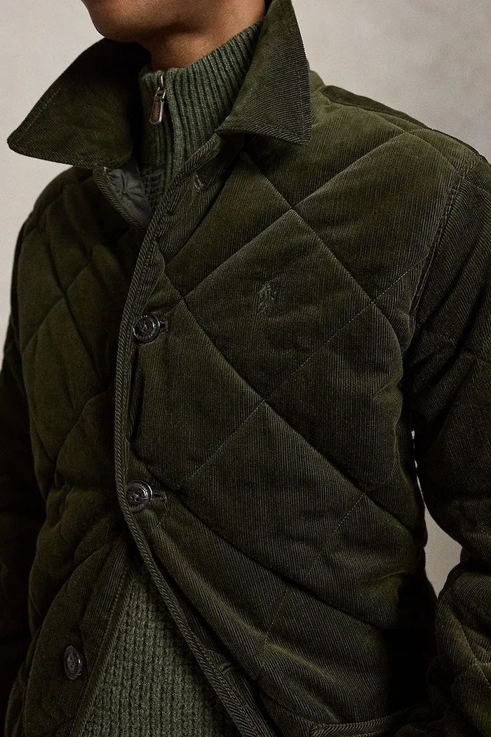 Polo Ralph Lauren яке мъжко от памук зелено 710B15981