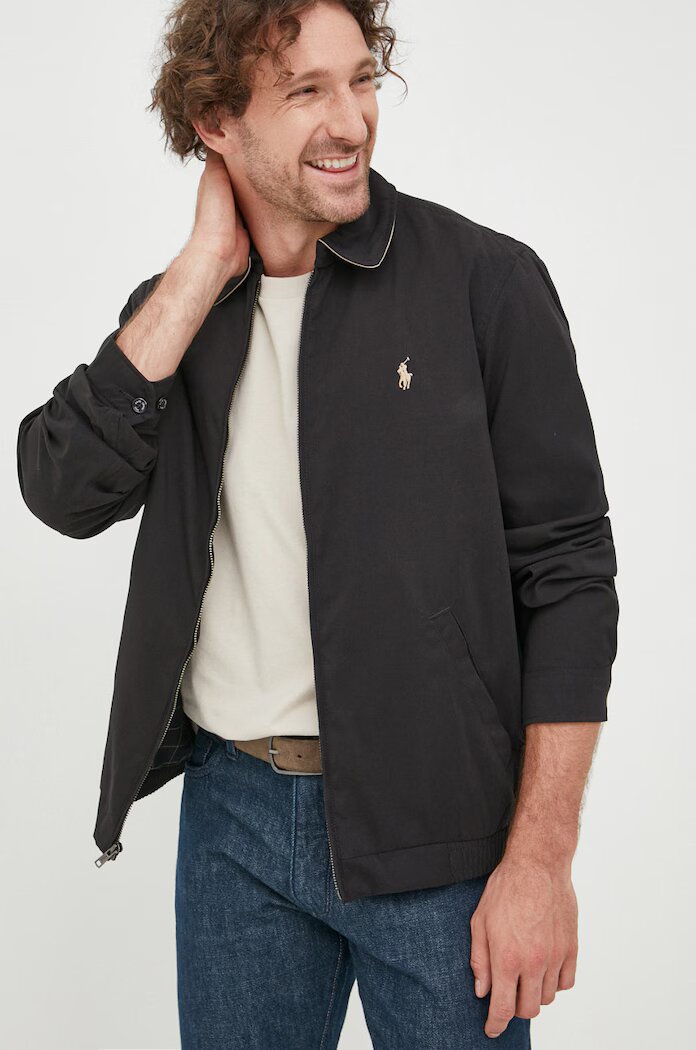 Polo Ralph Lauren Яке в черно с преходна изолация 710548506003