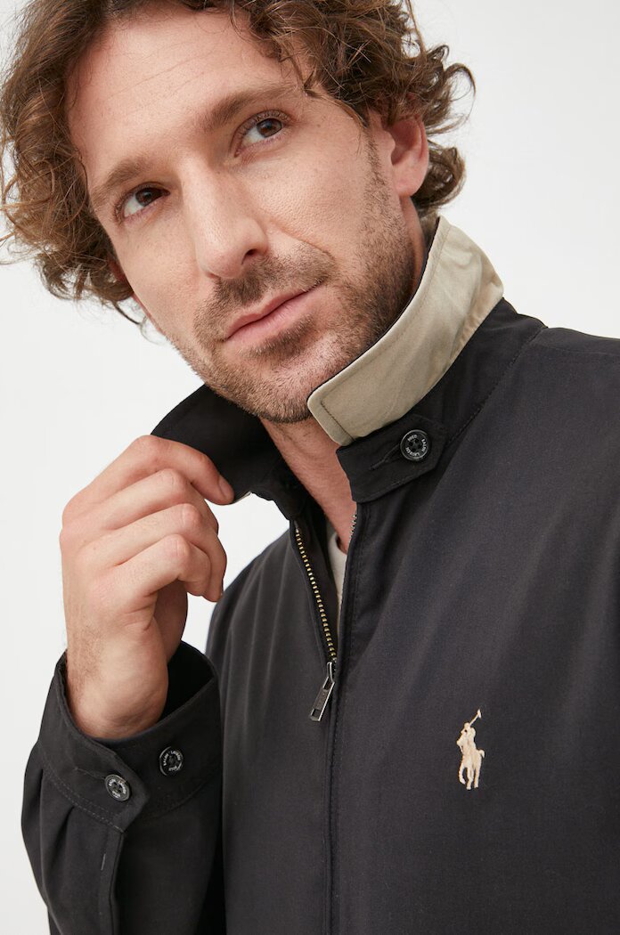 Polo Ralph Lauren Яке в черно с преходна изолация 710548506003