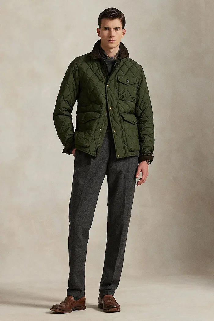 Polo Ralph Lauren Яке в зелено преходен модел 710847071