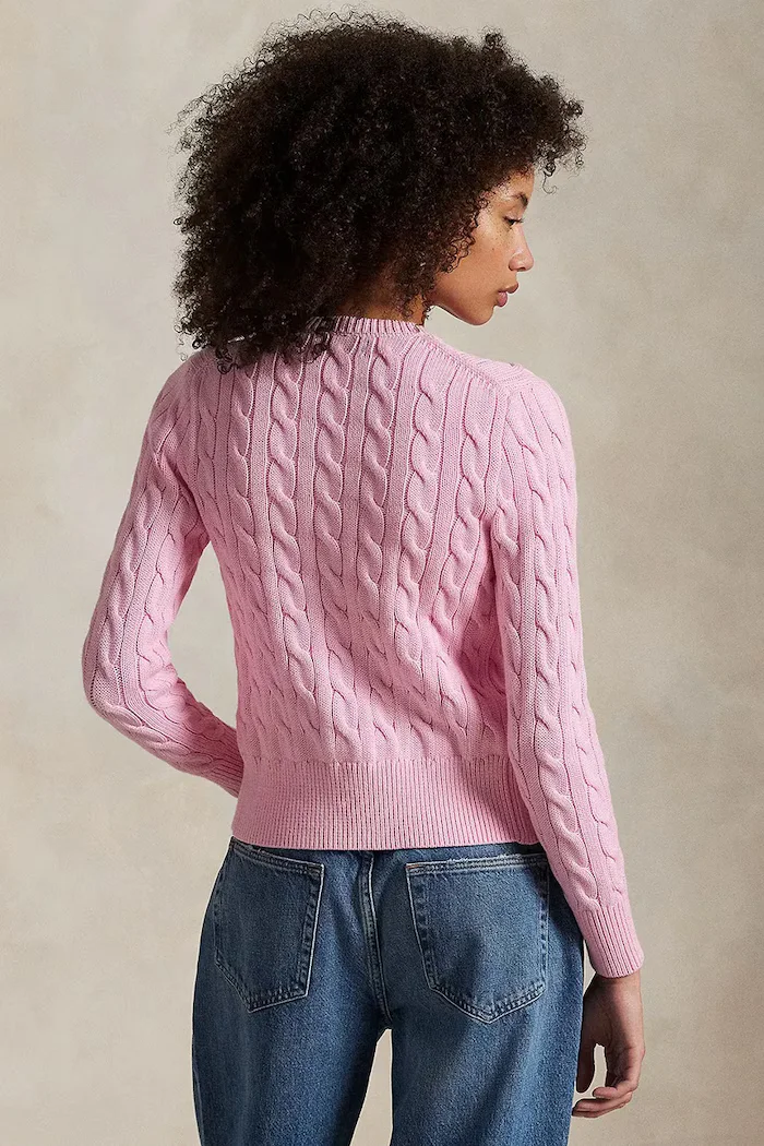 Polo Ralph Lauren жилетка дамска памучна розова 211971868