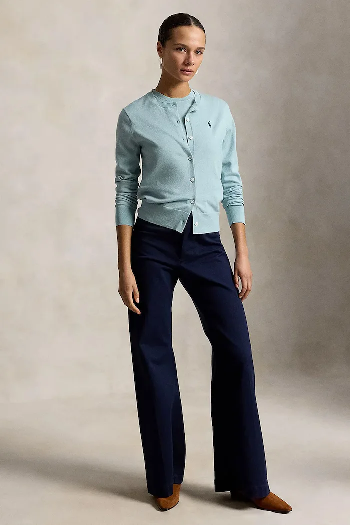 Polo Ralph Lauren жилетка дамска с памук тюркоазена 211971871
