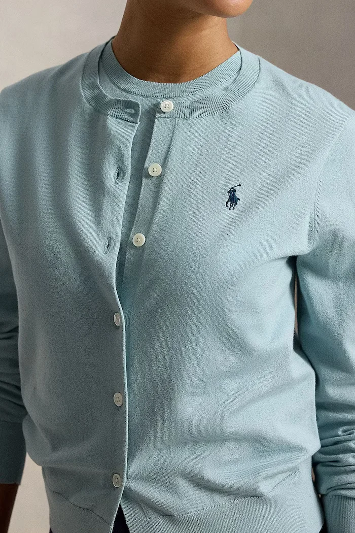 Polo Ralph Lauren жилетка дамска с памук тюркоазена 211971871