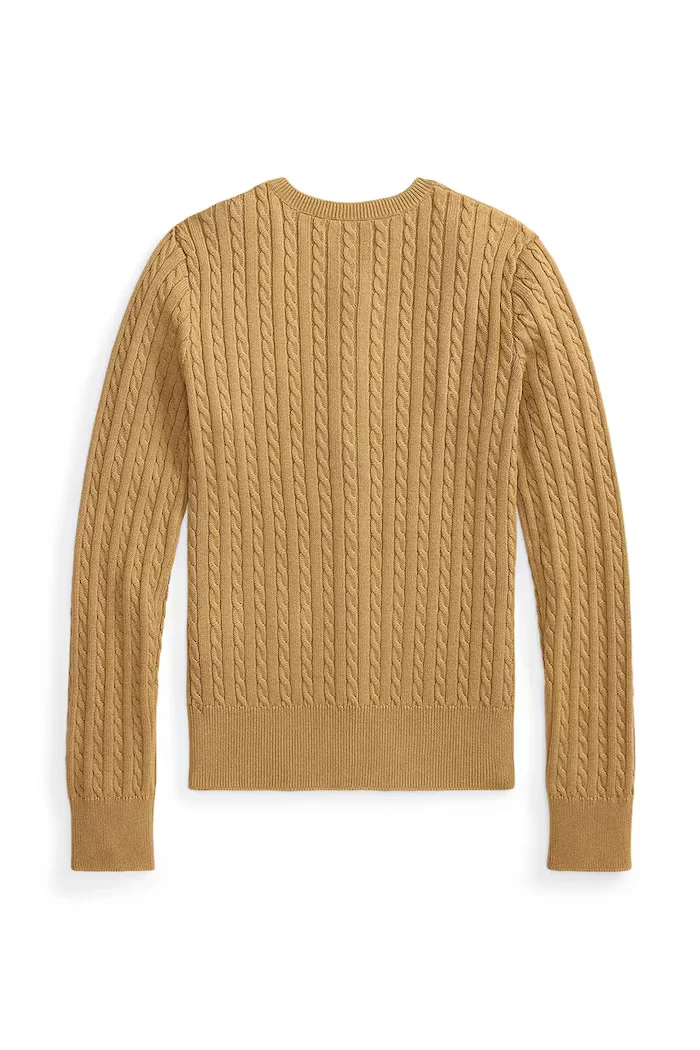 Polo Ralph Lauren жилетка за деца от памук кафява 313919829501