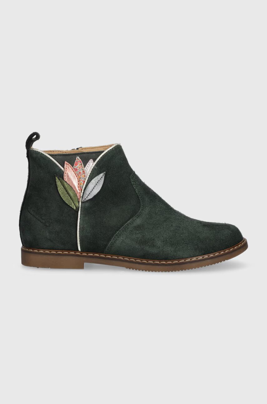 Pom D'api Детски велурени боти CITY FLORA