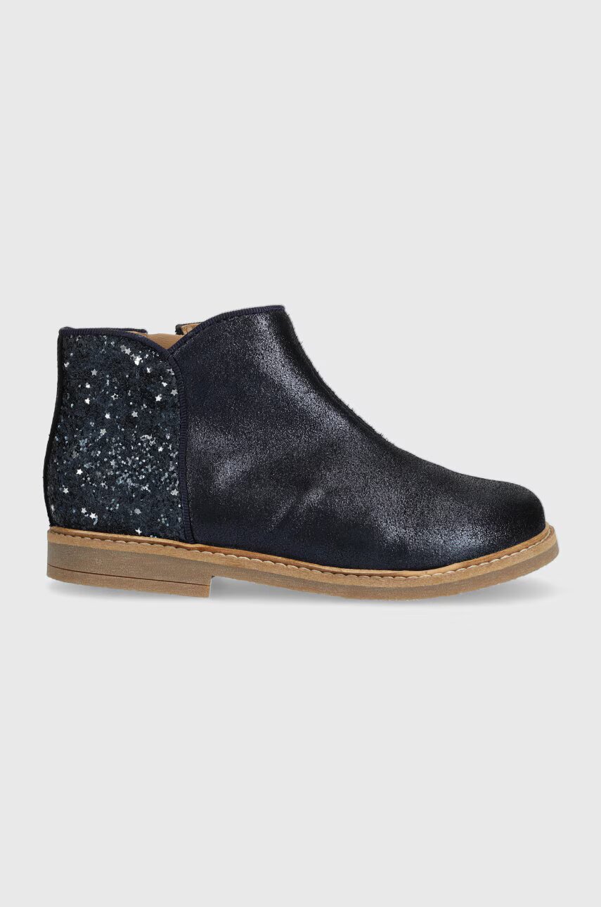 Pom D'api Детски велурени боти RETRO BACK