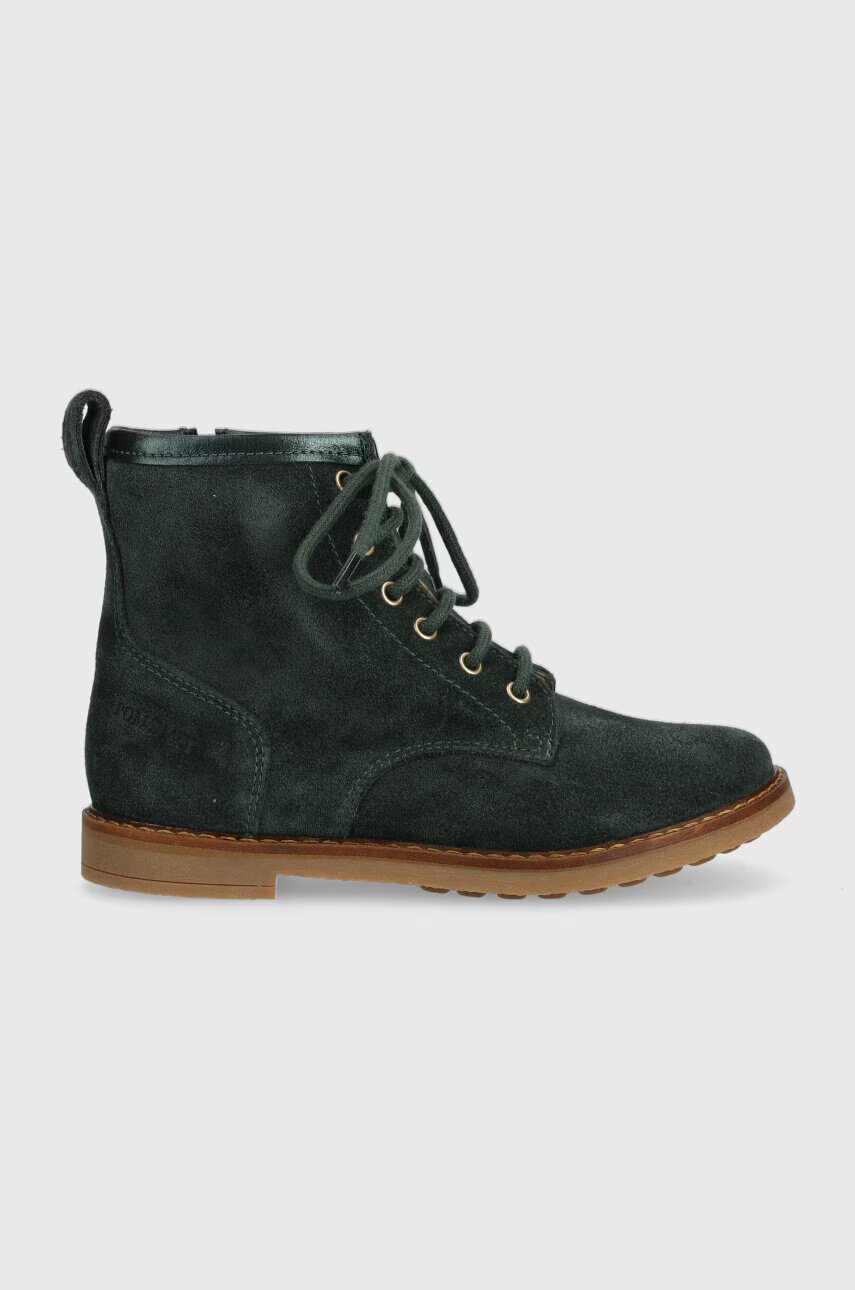 Pom D'api Детски велурени боти TRIP HI LACE