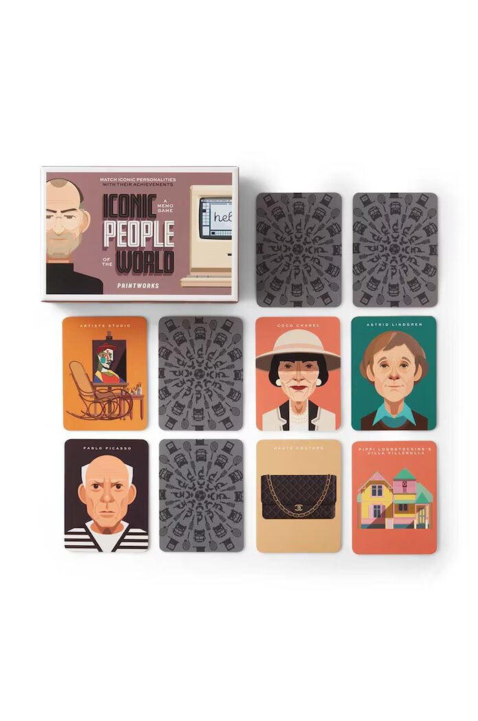 Printworks Игра на карти Memory Iconic People