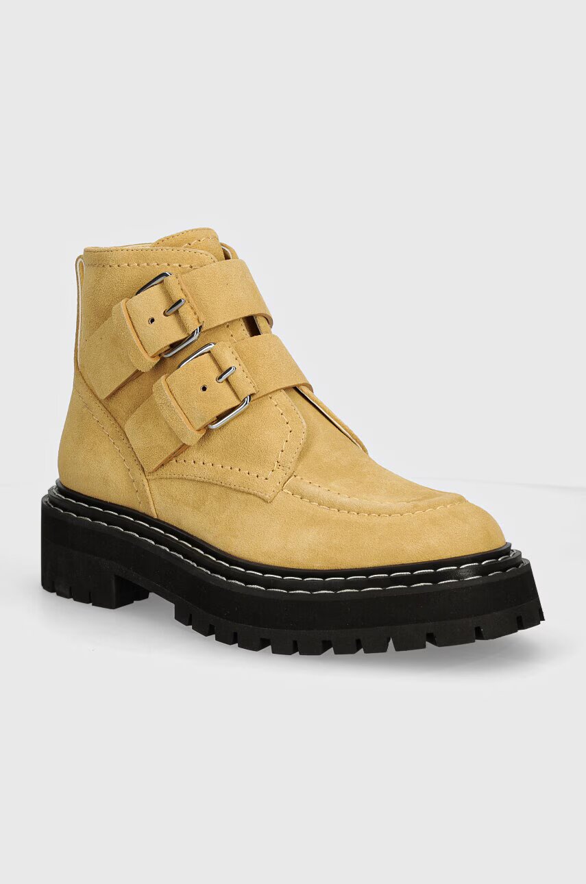 Proenza Schouler Велурени боти Lug Sole