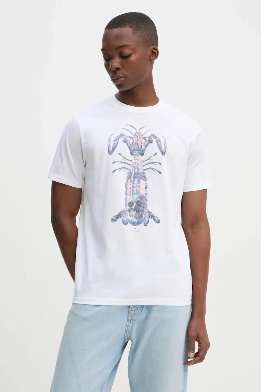 PS Paul Smith Памучна тениска