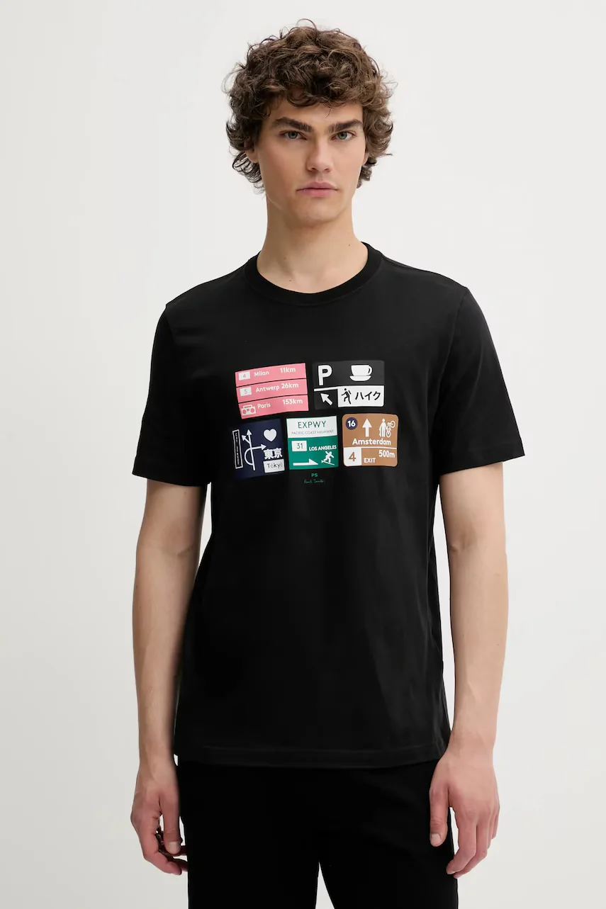 PS Paul Smith Памучна тениска