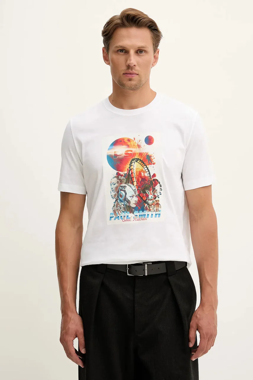 PS Paul Smith Памучна тениска