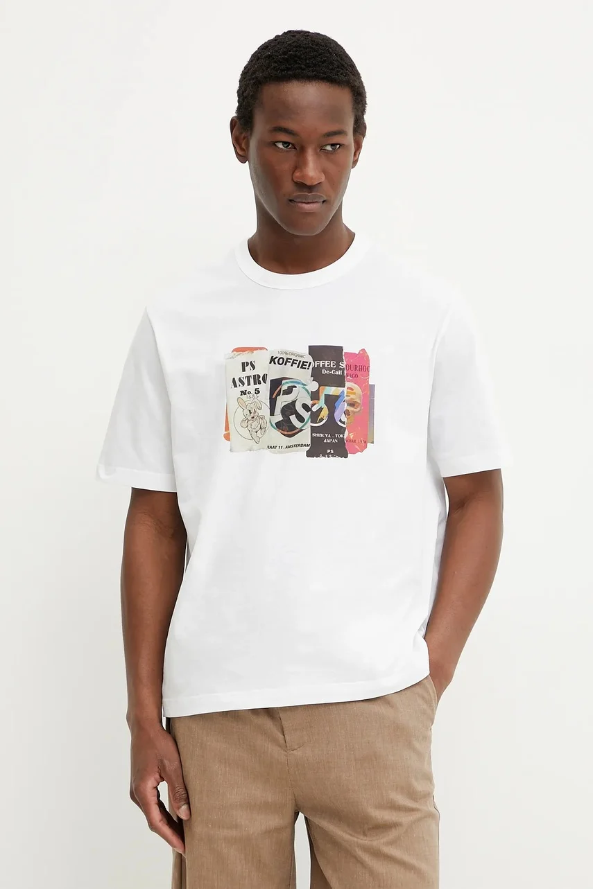 PS Paul Smith Памучна тениска