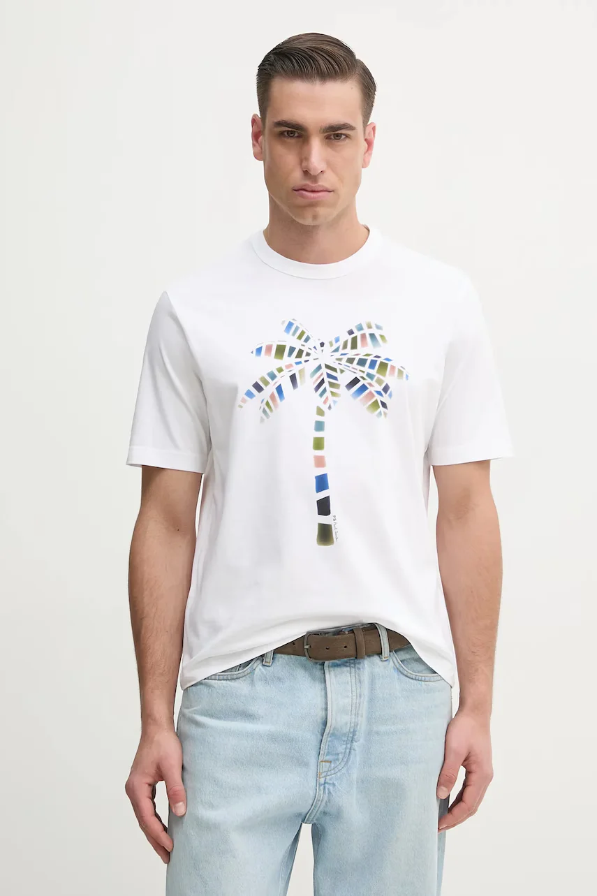 PS Paul Smith Памучна тениска