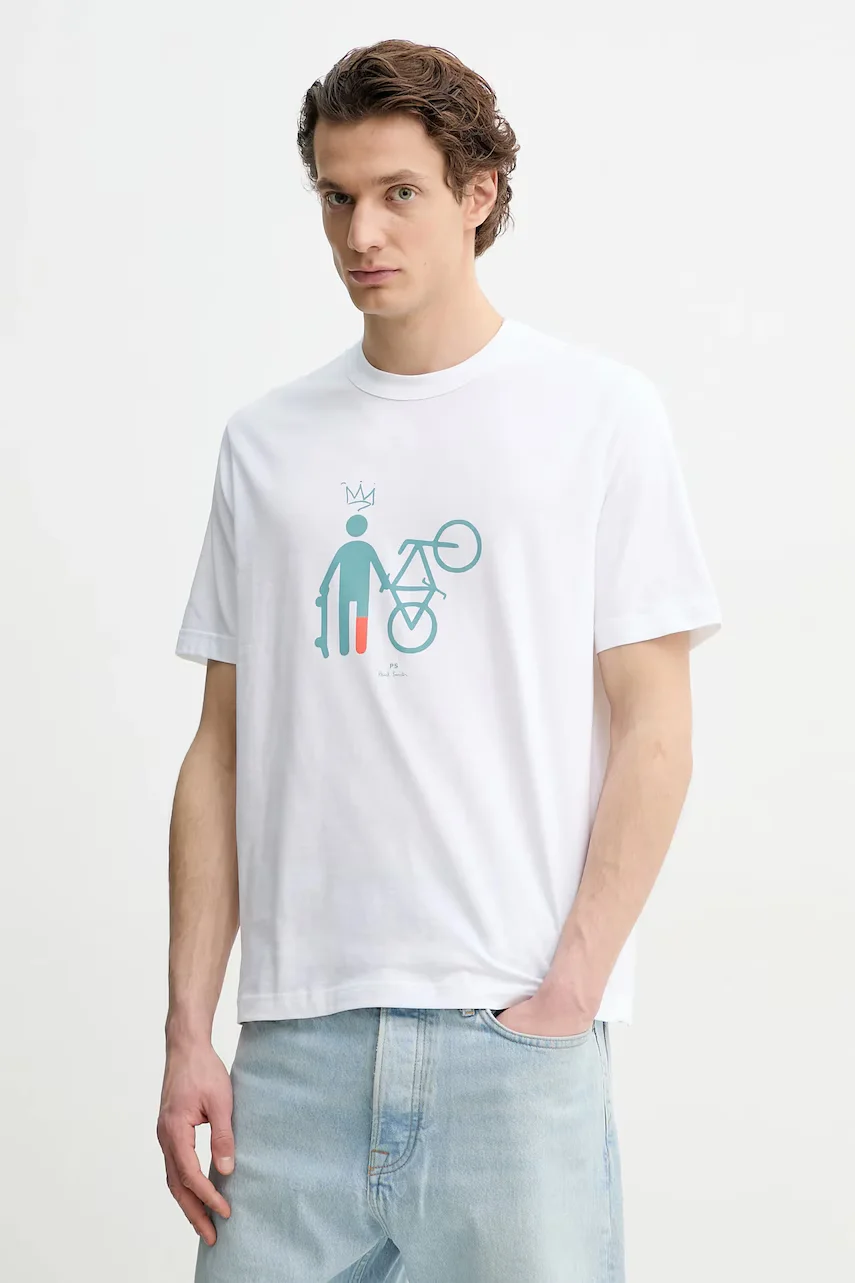 PS Paul Smith Памучна тениска