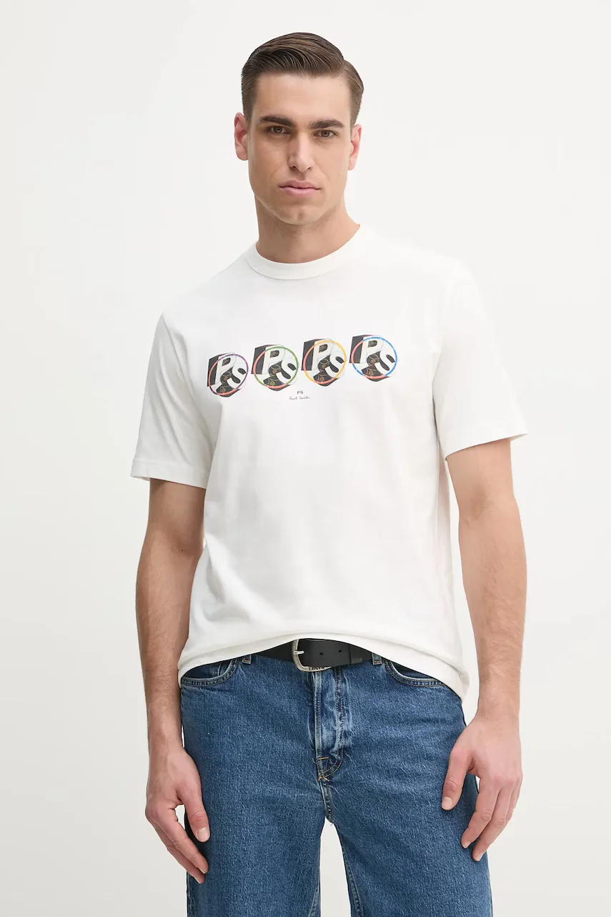 PS Paul Smith Памучна тениска