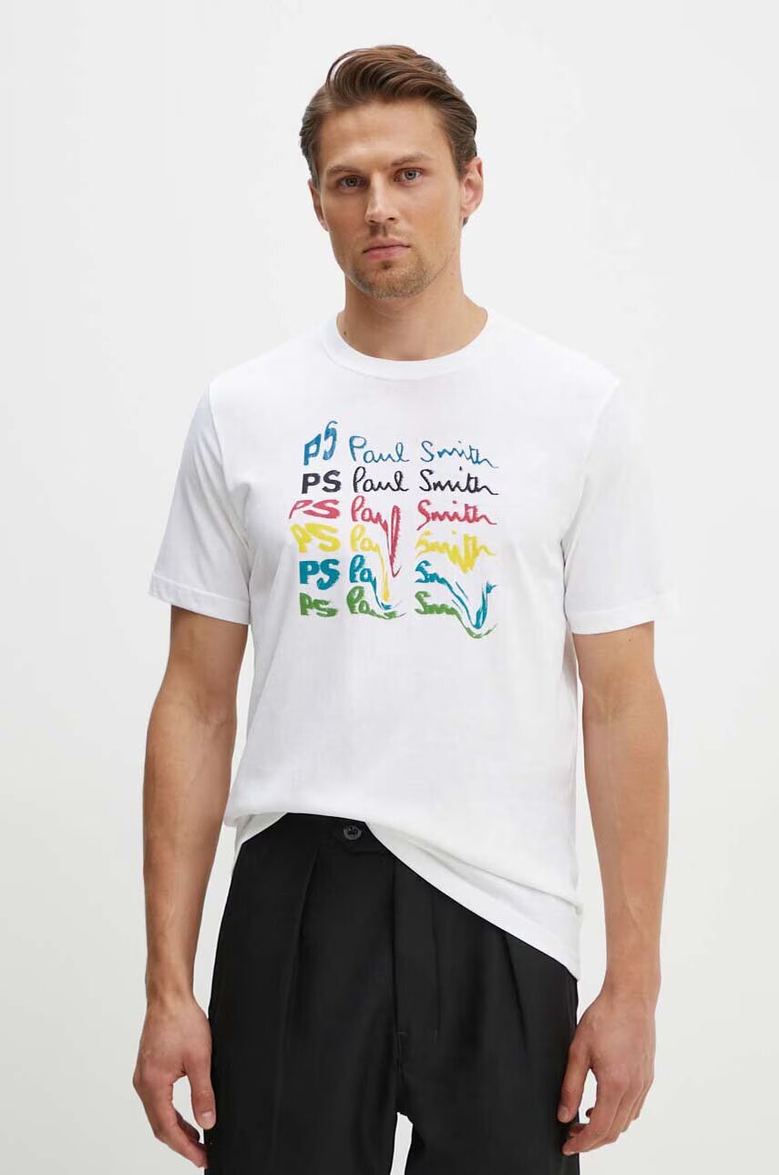 PS Paul Smith Памучна тениска