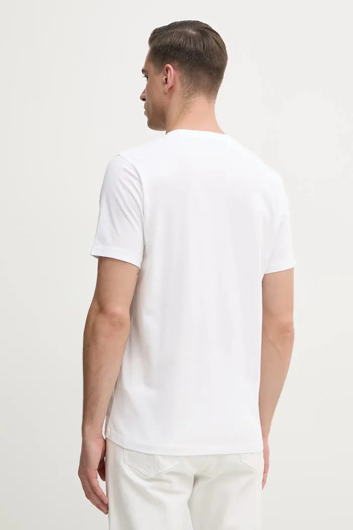 PS Paul Smith Памучна тениска в бяло с принт M2R.011R.PP5133