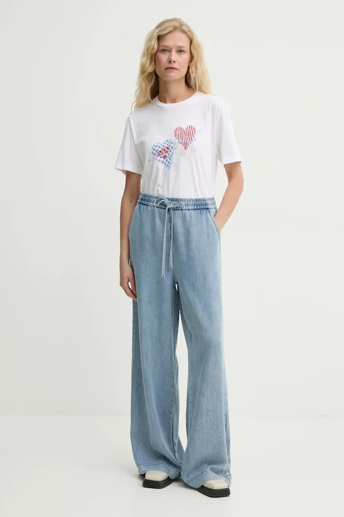 PS Paul Smith Памучна тениска в бяло W2R.232V.PP5094