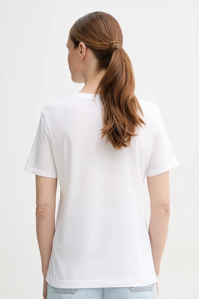 PS Paul Smith Памучна тениска в бяло W2R.G799.PP4951