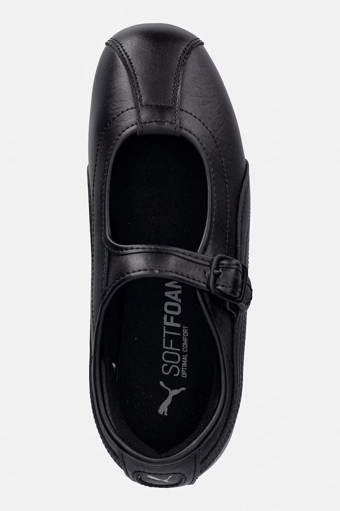 Puma балеринки от кожа Tacklette L черни 408551