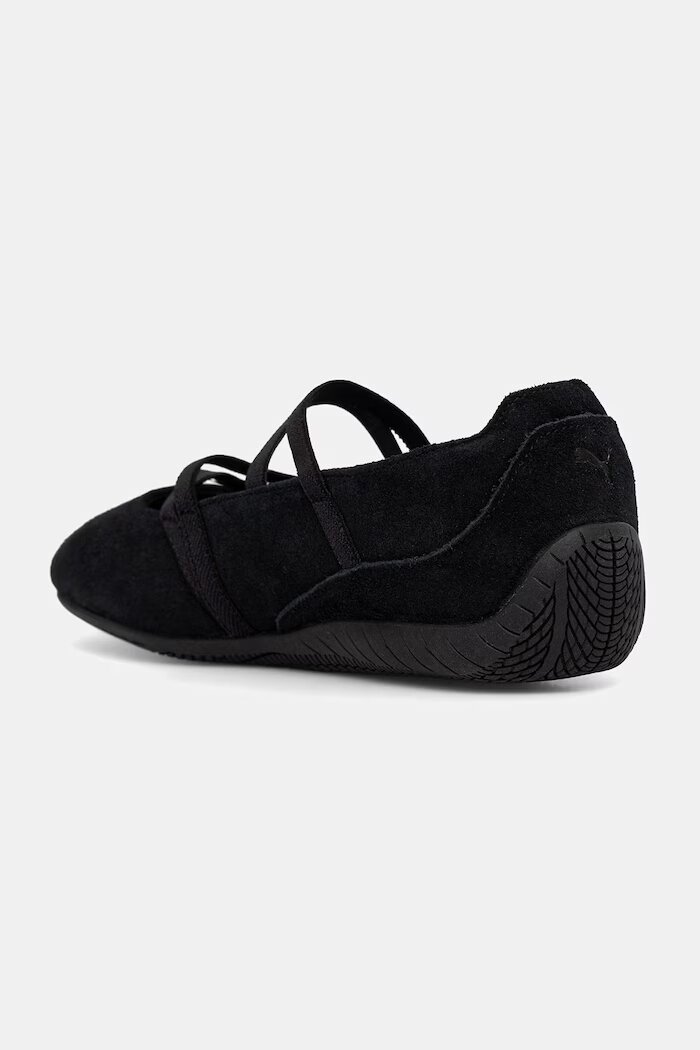Puma балеринки от велур Speedcat Ballet Python черни 407706