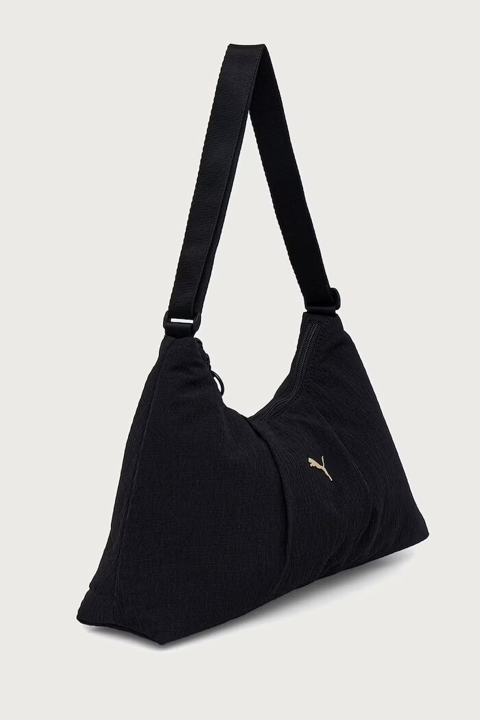 Puma чанта тип хобо дамска Medium Prism черна 092759