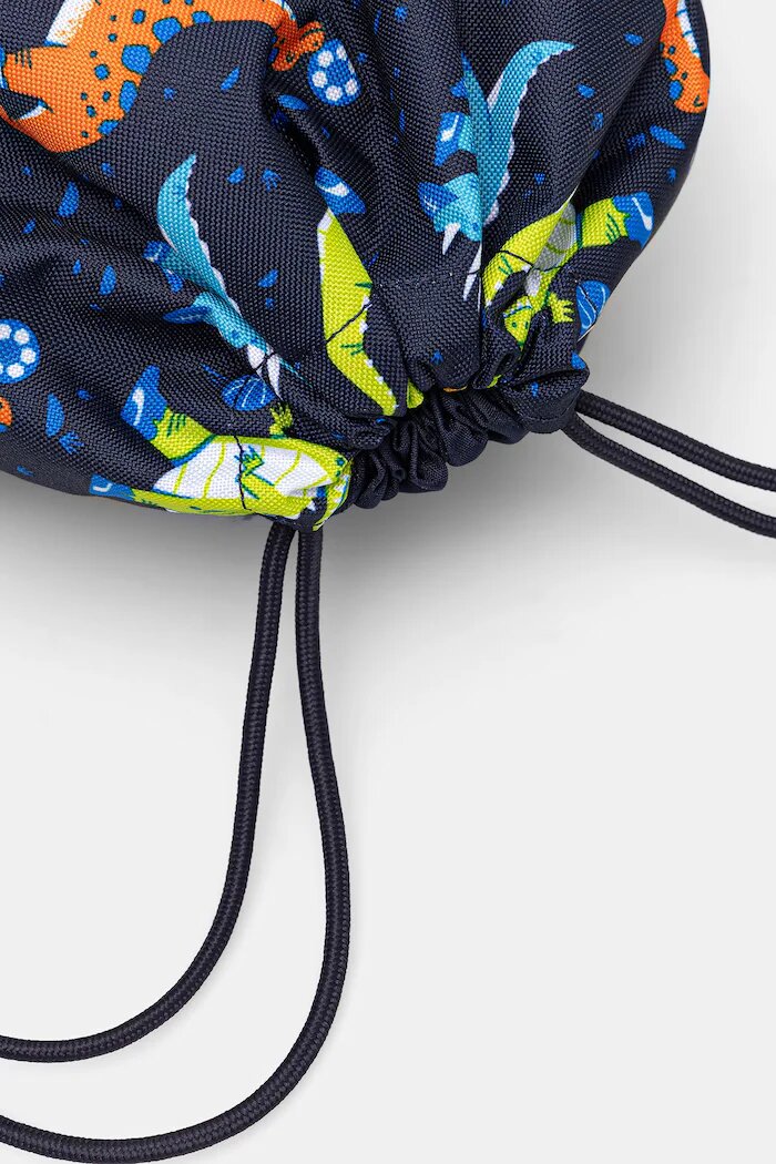 Puma чанта тип раница за деца PHASE AOP Small Gym Sack тъмносиня 913251