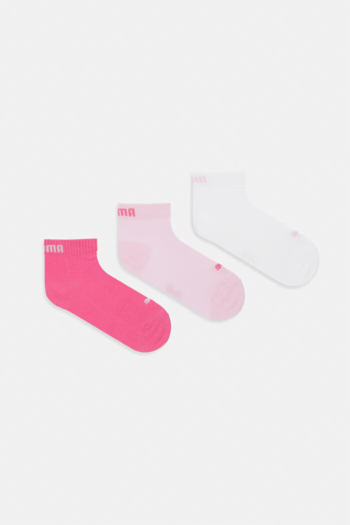 Puma Чорапи QUARTER PLAIN (3 чифта) в розово 938589.D