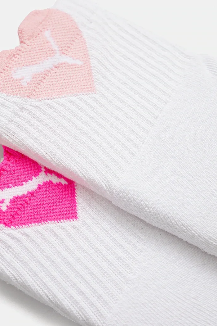 Puma чорапи с памук LOGO SHORT CREW 2 броя бели 938555