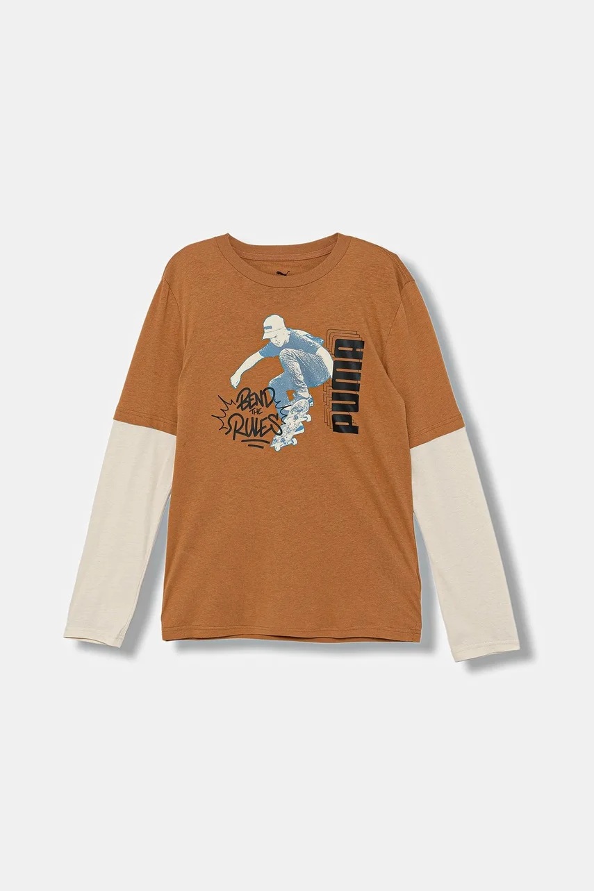 Puma Детска блуза с дълги ръкави MID90s Layered Longsleeve B