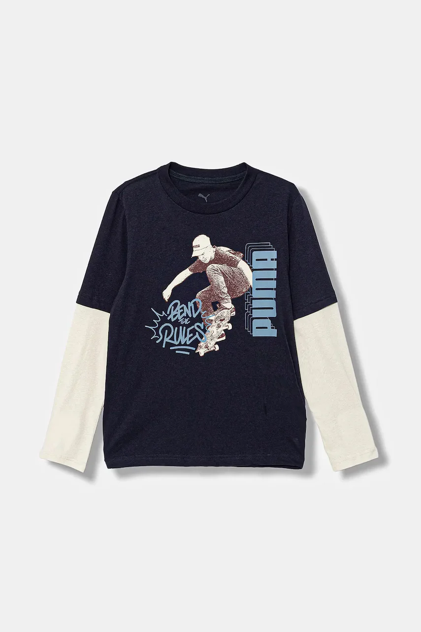 Puma Детска блуза с дълги ръкави MID90s Layered Longsleeve B
