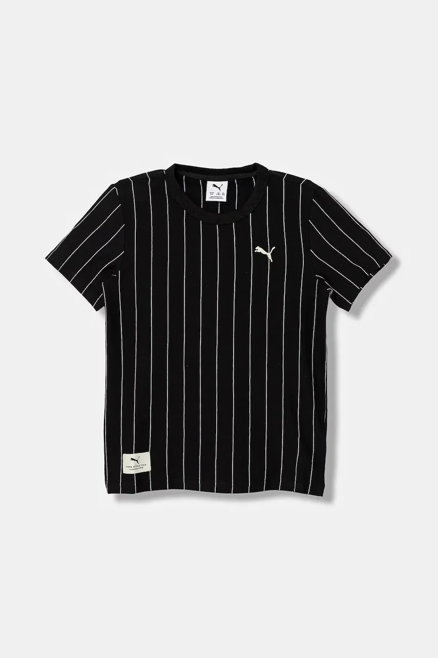 Puma Детска памучна тениска CLASS Striped Tee B