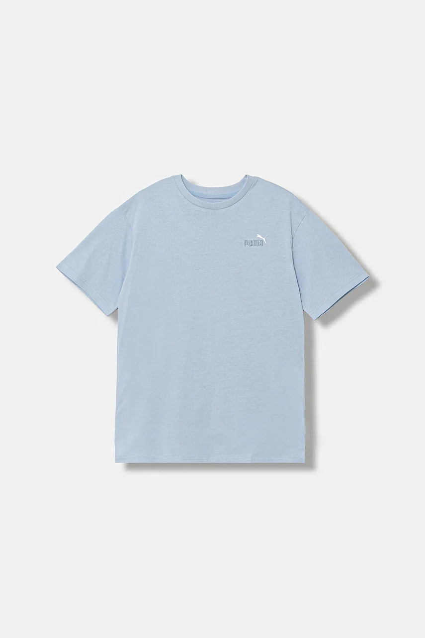 Puma Детска памучна тениска ESS 2 COLOR Small No. 1 Logo Relaxed Tee