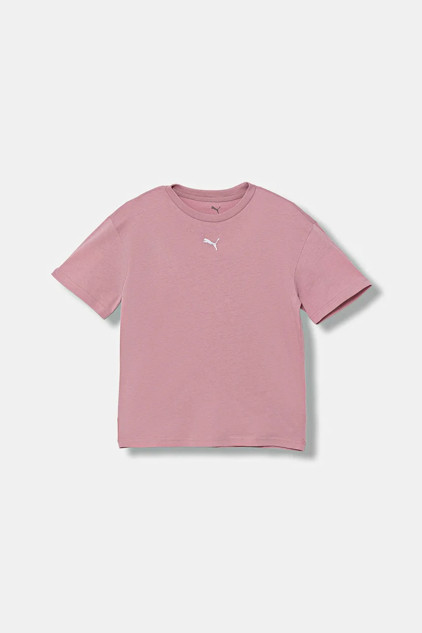 Puma Детска памучна тениска ESS Boxy Tee G