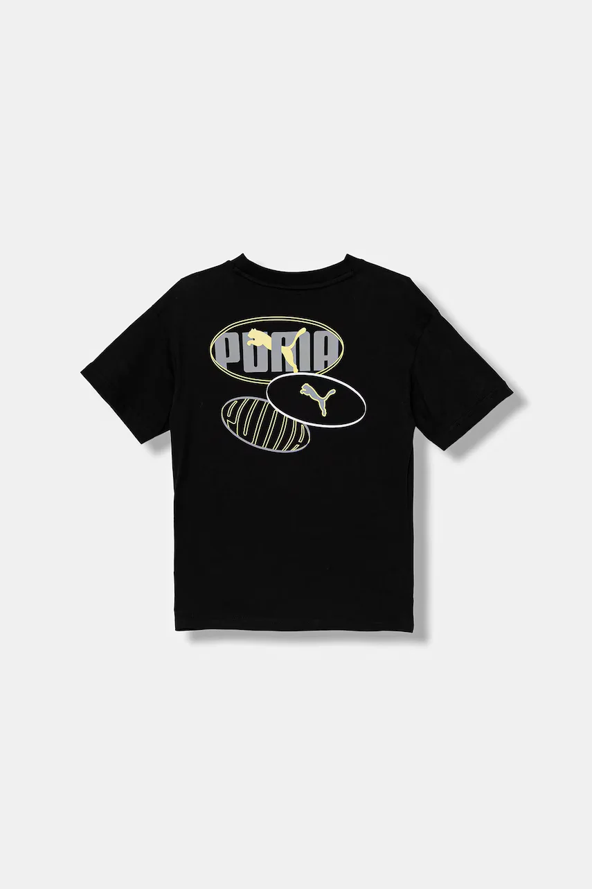 Puma Детска памучна тениска ESS LOGO LAB Relaxed Execution Tee B