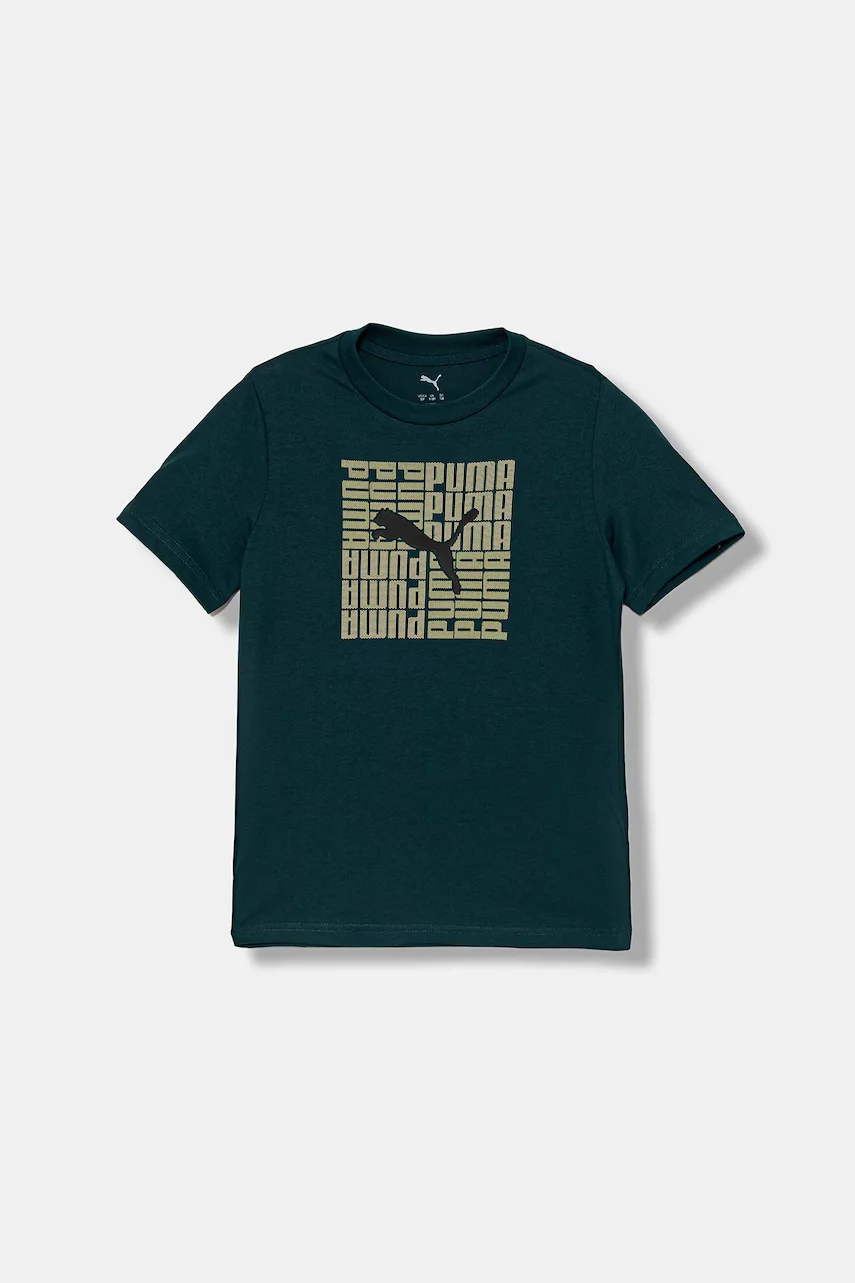 Puma Детска памучна тениска GRAPHIC Box Tee B