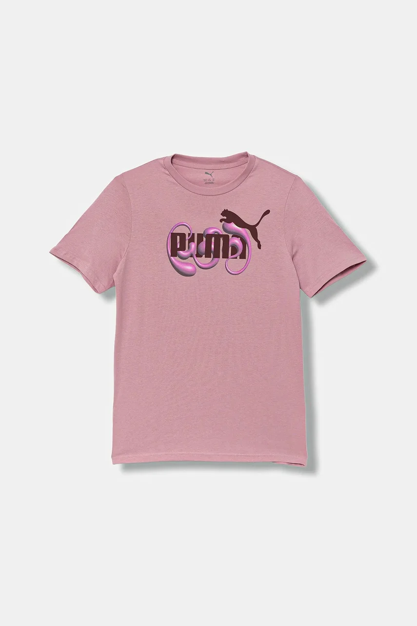 Puma Детска памучна тениска GRAPHIC No. 1 Logo Tee G